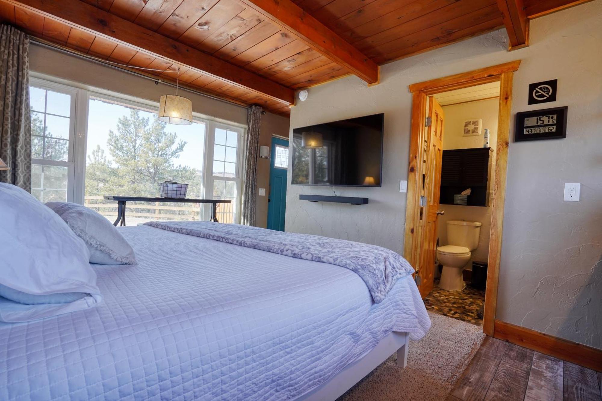 Sunrise Cabin At Highland Meadows Hot Springs Eksteriør bilde